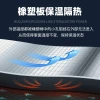 Embossed aluminum rubber plastic board 5/10mm backed adhesive aluminum foil rubber plastic board insulation and heat preservation material roof sunroom insulation board Specification image